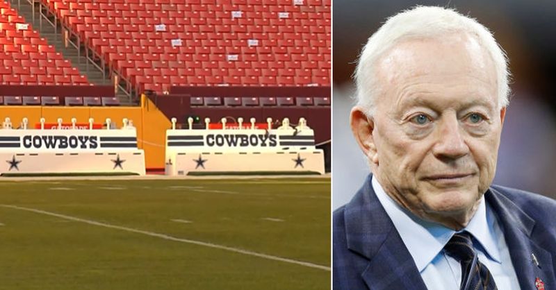 Real Reason Cowboys Brought Own Benches To WFT Game