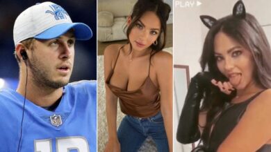 Christen Harper’s Outfit To Lions’ Big Win Over Chiefs Goes Viral (Photos)