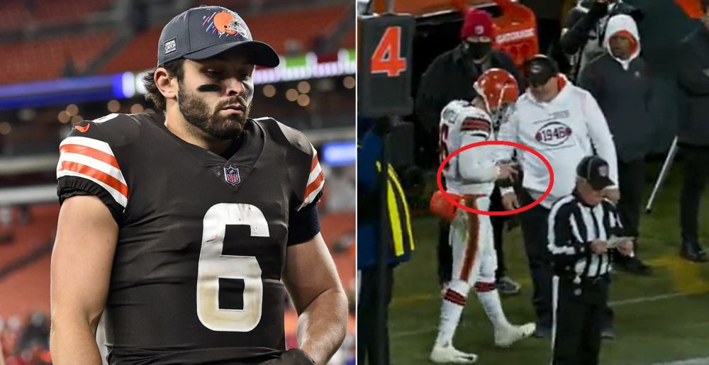 Baker Mayfield Notes Something Odd About Football Amid 4INT Game Game 7