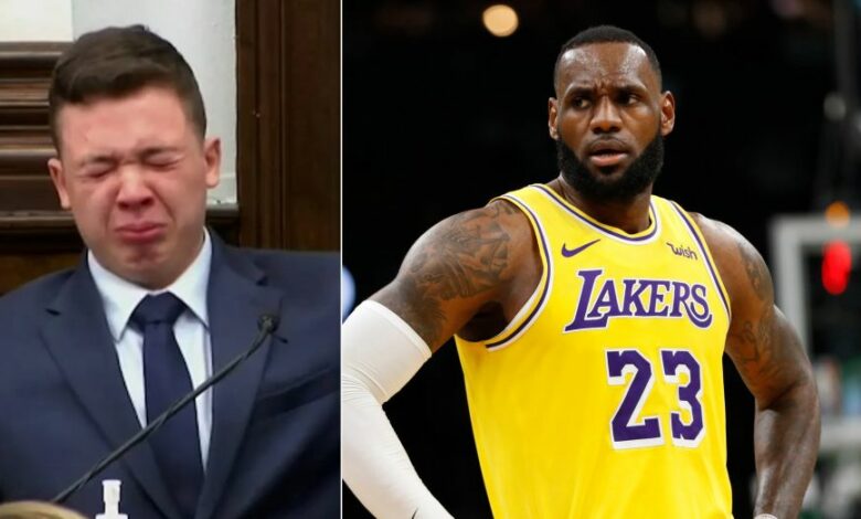 Kyle Rittenhouse’s 2-Word Message For Lakers’ LeBron James