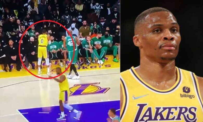 Russell Westbrook Mocks Enes Kanter To His Face During Lakers Game (Video)