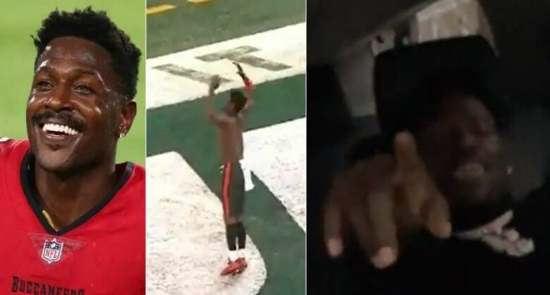 Driver Picks Up Antonio Brown After Meltdown, Posts Video
