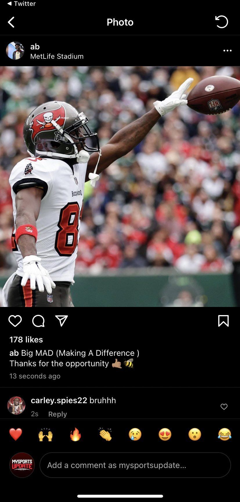 Driver Picks Up Antonio Brown After Meltdown, Posts Video 1