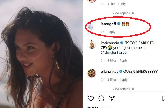 Jared Goff Reacts To GF Christen Harper’s Provocative Photos 1