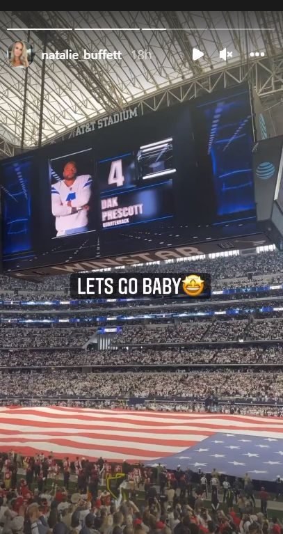 Dak Prescott’s GF Natalie Buffett Reacts To Cowboys Loss (Photos) 3
