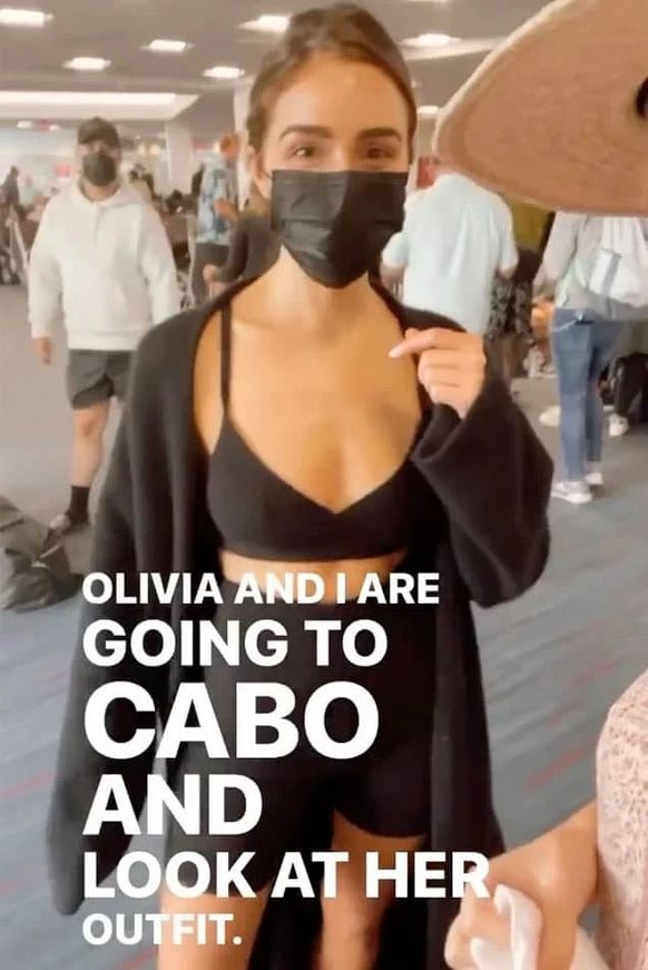 Olivia Culpo Ordered To Cover Up ‘Revealing’ Outfit By Airline (Photos) 1