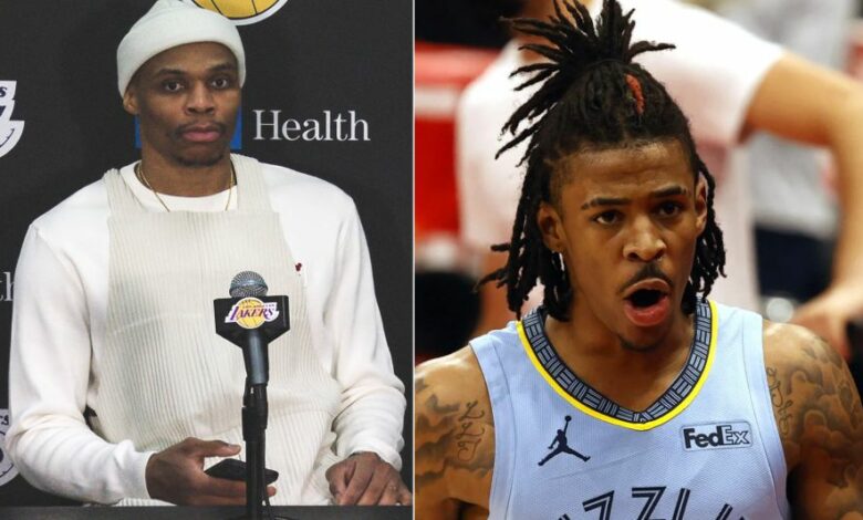 Russell Westbrook Gets Triggered By Ja Morant Question (Video)