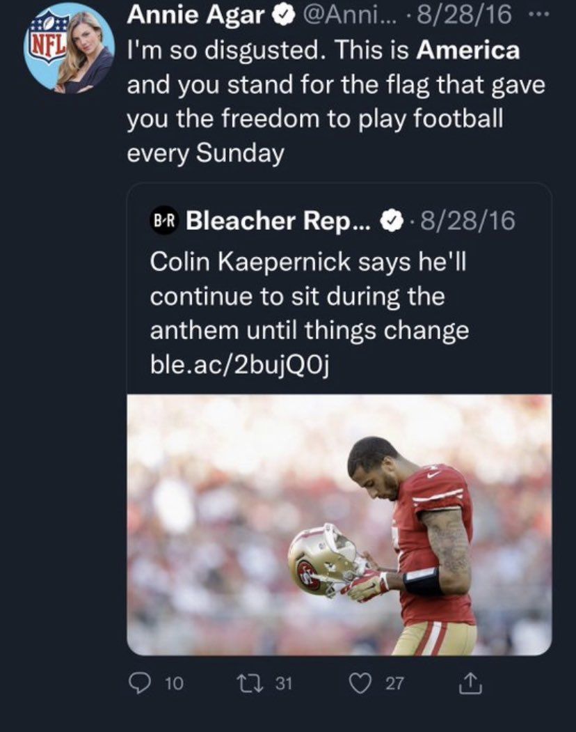 NFL Reporter Annie Agar Apologizes For Controversial Tweets 3