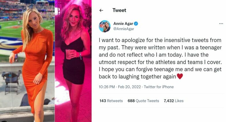 NFL Correspondent Annie Agar’s Wild Vacation Photos Cause A Stir