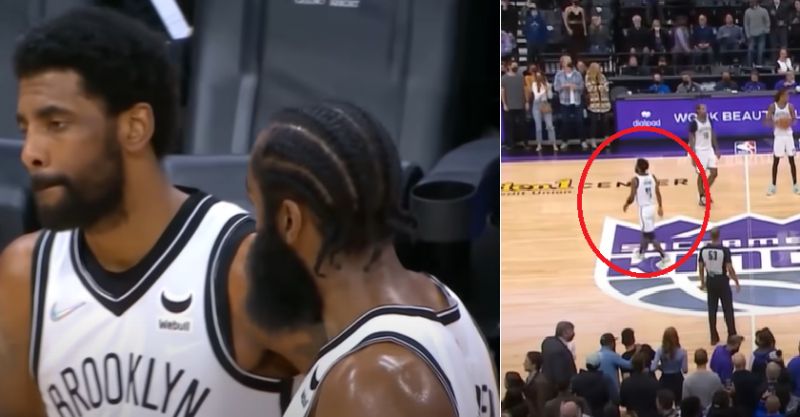 Video Shows Kyrie Irving, James Harden Beefing Amid Nets Loss