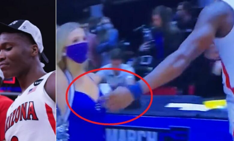 Did Arizona Player Inappropriately Touch TCU Cheerleader’s Chest?