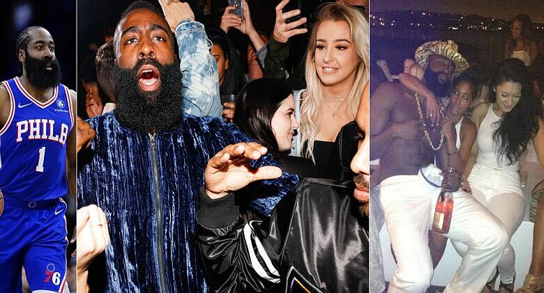 James Harden Teaches Young 76ers Teammates How To Party (Video)