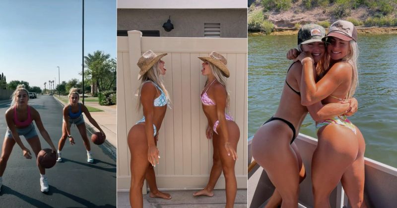 Miami Basketball Twins Haley And Hanna Cavinder s Wild Photos Go Viral 