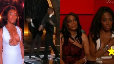 Venus Williams’ Wardrobe Malfunction During Chris Rock Slap (Photos)