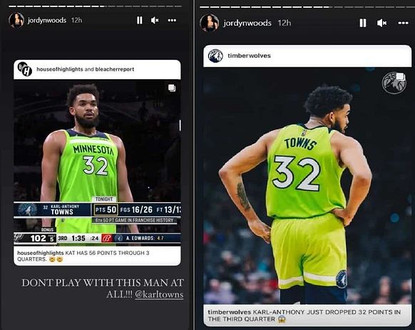 Jordyn Woods’ Special Message For Karl-Anthony Towns (Photos) 2