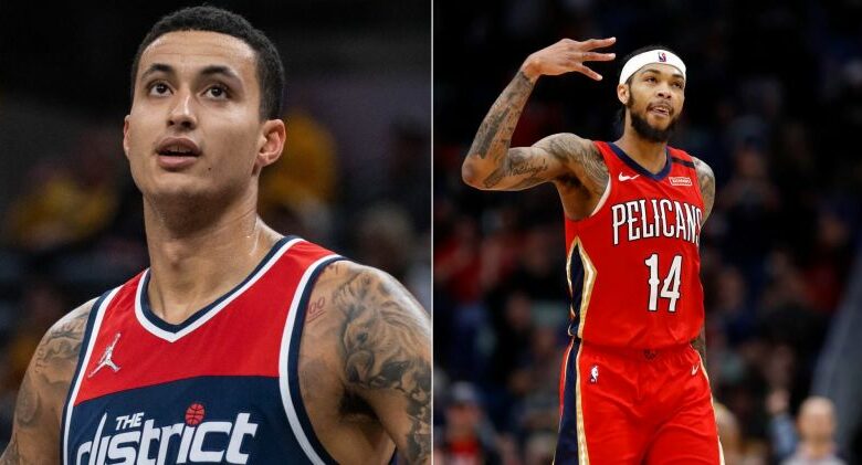 Kyle Kuzma’s 2-Word Reaction Brandon Ingram Destroying Suns