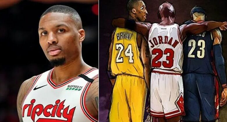 Blazers' Damian Lillard Names 4 Best NBA Players Of All Time
