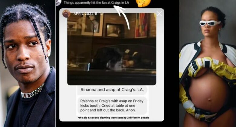 Rihanna In Tears Amidst ASAP Rocky Cheating Breakup?
