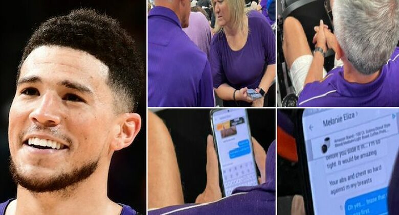 Suns Fan Busted Sending Racy Messages During Mavericks Game (Photos)