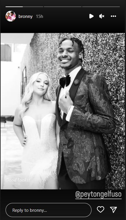 New Bronny James, Peyton Gelfuso Photos Spark Controversy 1
