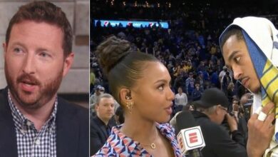 Malika Andrews, Dave McMenamin ESPN Romance Rumors Go Viral