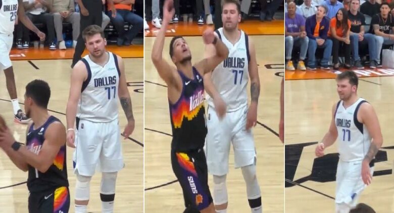 Luka Doncic’s 2-Word Insult For Suns’ Devin Booker (Video)