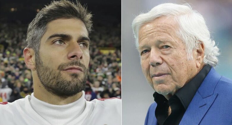 Did Robert Kraft Trade Jimmy Garoppolo For Impregnating His GF?