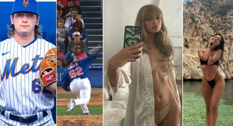 Mets Pitcher Drew Smith’s Flirt Game Works On SI Model (Photos)