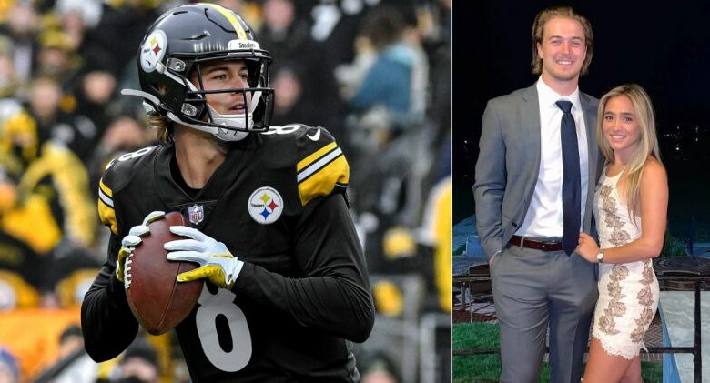 Steelers’ Kenny Pickett Trying To Hide Tiny Hands In Photos?