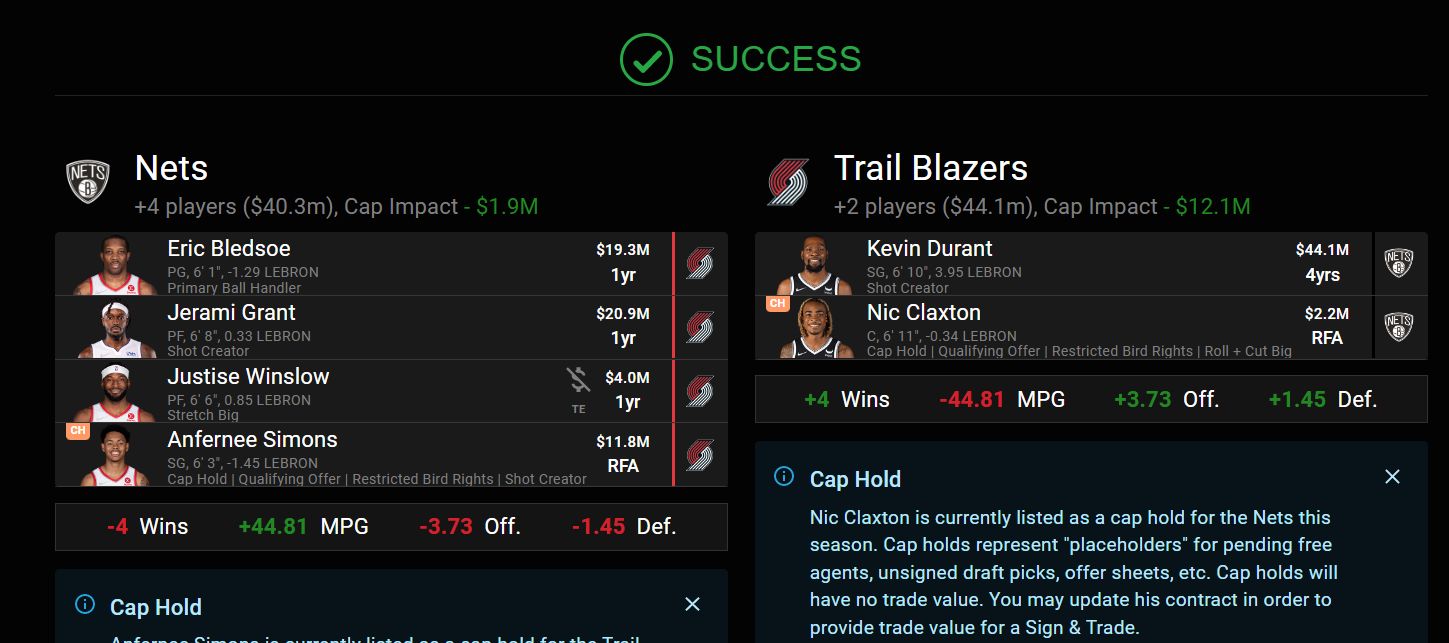 Portland Trail Blazers’ Best Offer For Kevin Durant Trade 2