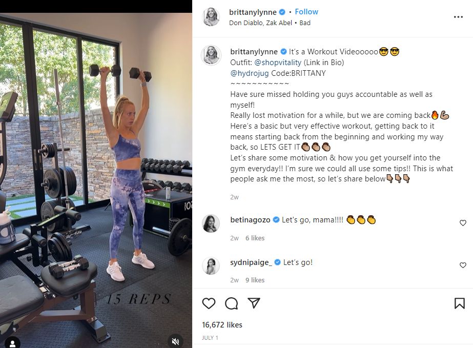 Brittany Mahomes’ Impressive Workout Photos Go Viral 3
