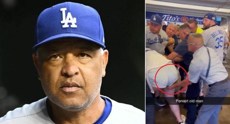 Old Man’s Troubling Act At Dodgers Game Goes Viral (Video)