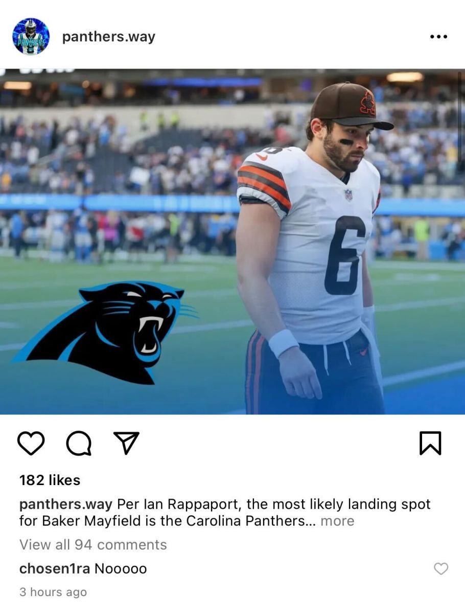 Robby Anderson Heartbroken Over Baker Mayfield Panthers Trade? 1