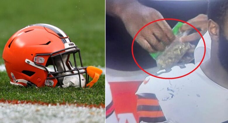 Was A Cleveland Browns Player Smoking Weed On Sidelines?