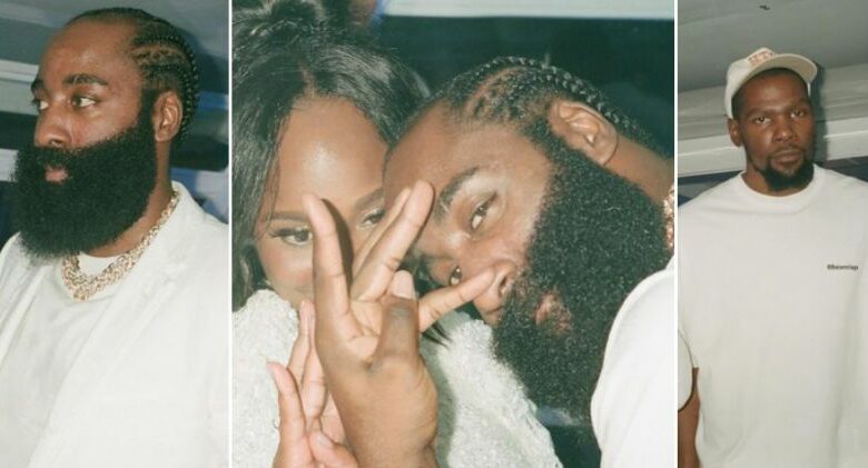 Kevin Durant, Trae Young Party At James Harden’s Birthday (Photos)