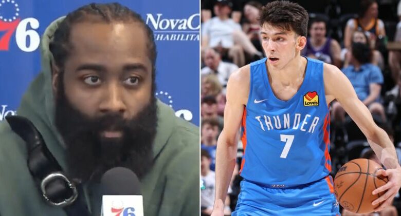 James Harden Looks Chet Holmgren Skinny In New Photos