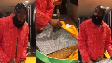 James Harden Gets Incredible Birthday Gift From Lil Baby (Video)
