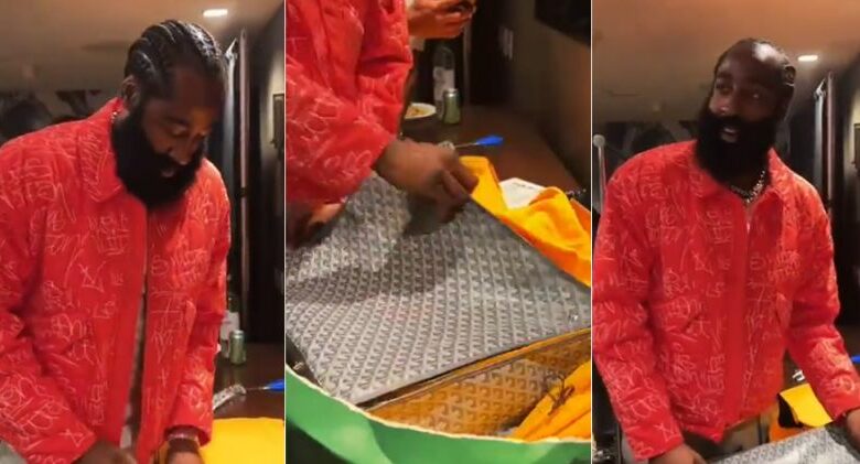 James Harden Gets Incredible Birthday Gift From Lil Baby (Video)