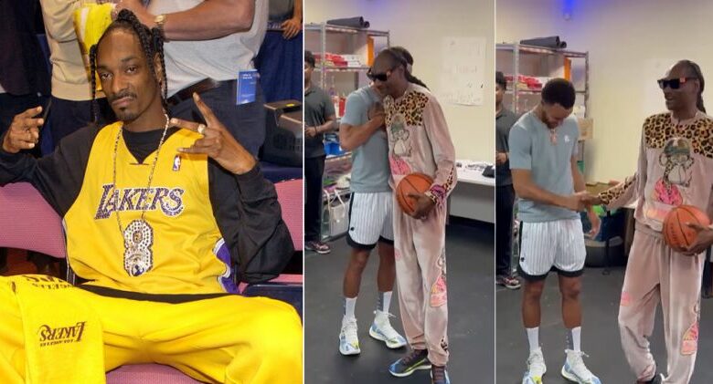 Stephen Curry Gets One-Of-A-Kind Gift From Snoop Dogg (Video)