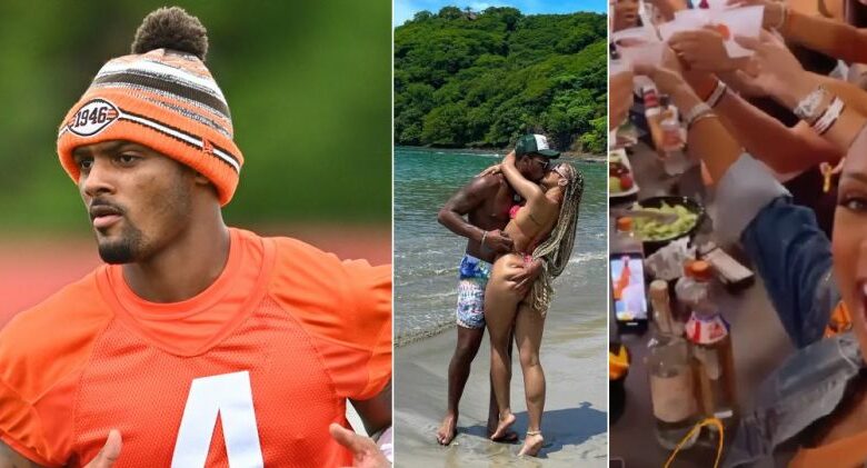 Deshaun Watson Girlfriend Jilly Anais’ Controversial Toast
