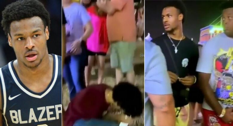 Bronny James’ Bizarre Encounter With Fan Earns Mixed Reactions
