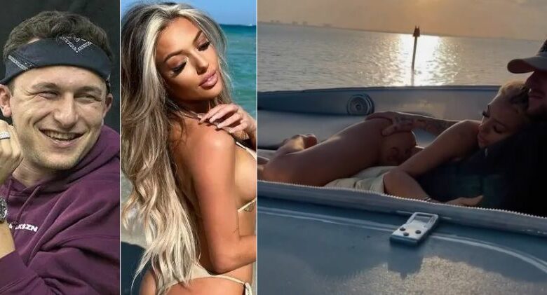 Johnny Manziel's Girlfriend Kenzie Werner Shares Provocative Photos