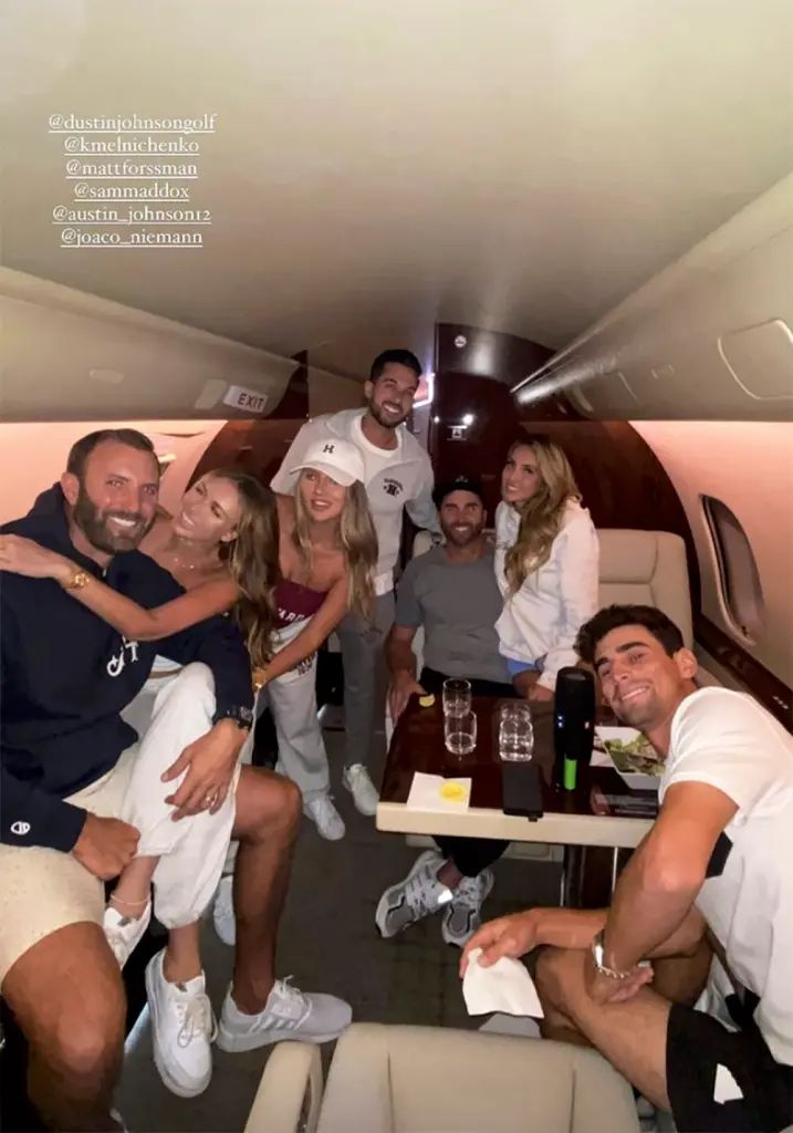 Paulina Gretzky, Dustin Johnson Party After Big LIV Win (Photos) 4