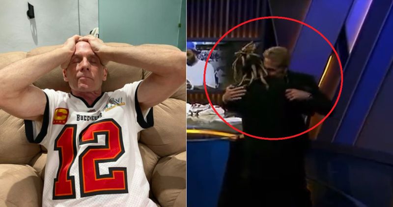 Did Skip Bayless Kiss Lil Wayne’s Neck During Embrace (Video)