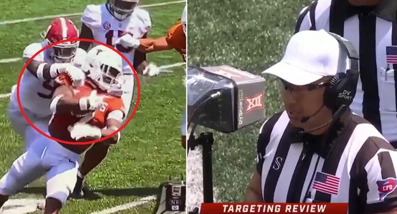 Texas Cheated Out Of Win Over Alabama By Refs (Video)
