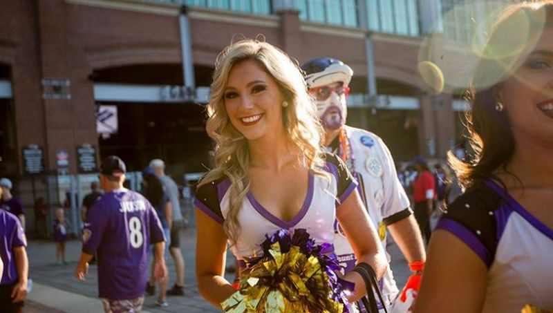 Ravens Cheerleader’s Wild Photos Go Viral After Bengals Win