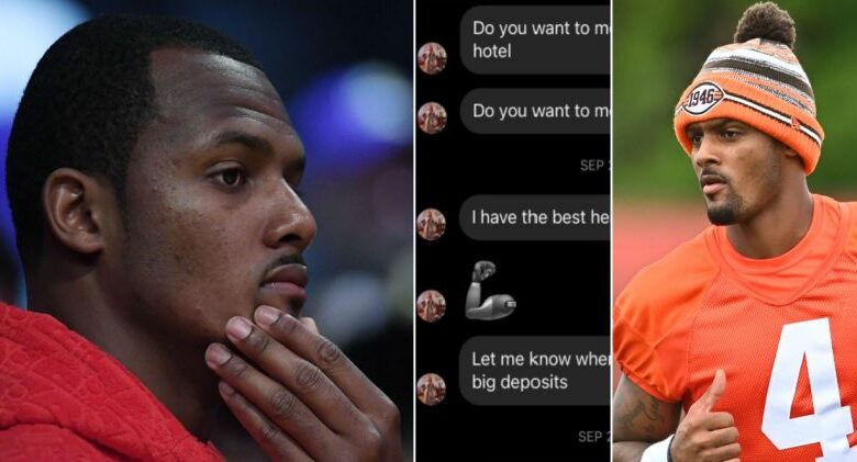 Deshaun Watson Text Messages Released After Accusation (Photos)