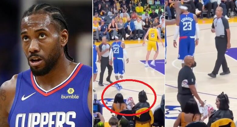 Kawhi Leonard’s Encounter With Woman Sitting Courtside (Video)