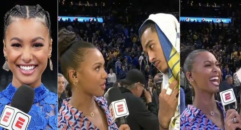 Malika Andrews’ Warriors Take Stirs Up Controversy (Video)