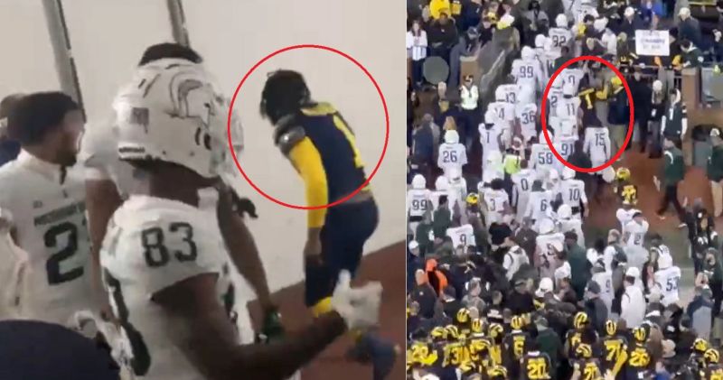 Does Video Show Ja’Den McBurrows Instigate Michigan State Fight?